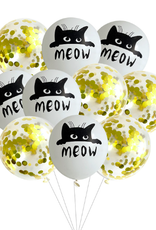 AliExpress Cat Cartoon Latex Balloon - Meow - 10pc.