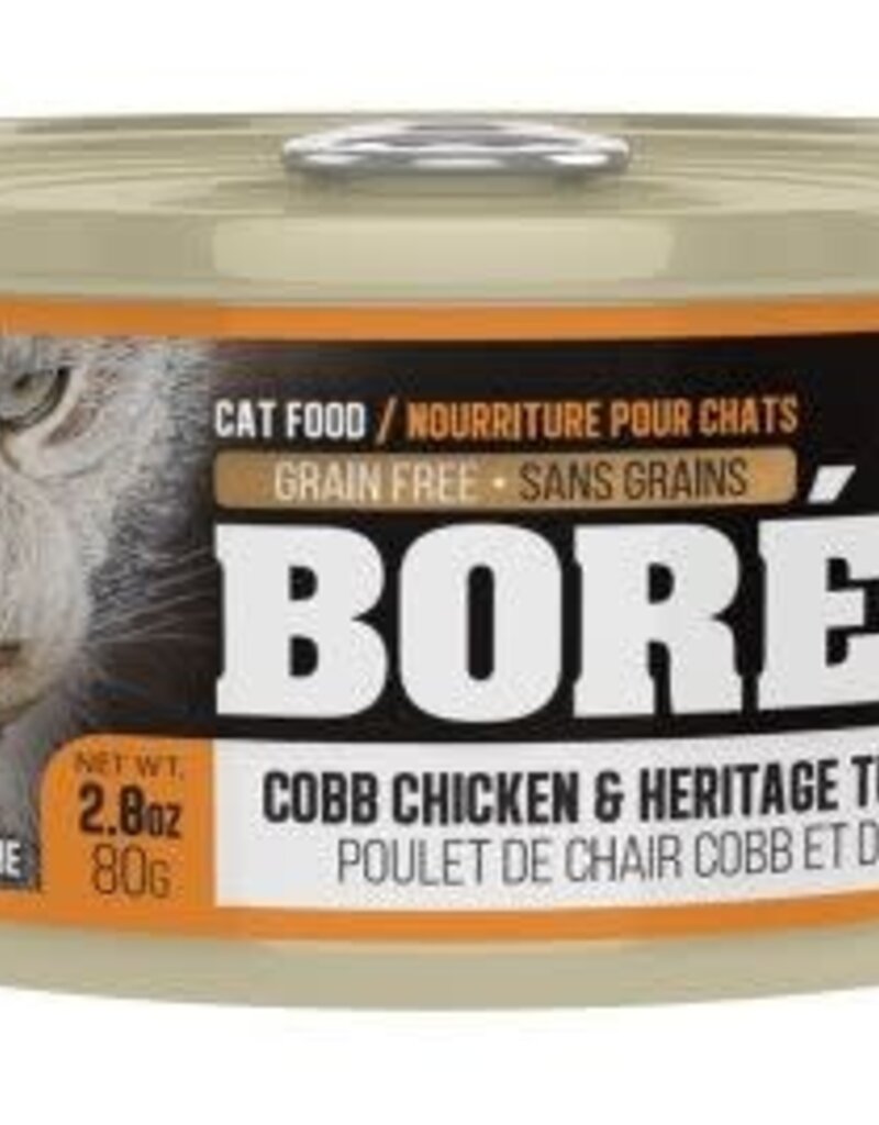 Boreal Cobb Chicken And Heritage Turkey Cat Food 80g