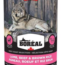 Boreal West Coast Lamb, Beef & Brown Rice Canned Dog Food 400g