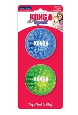 Kong KONG Squeezz Geodz 2-Pack Assorted Large