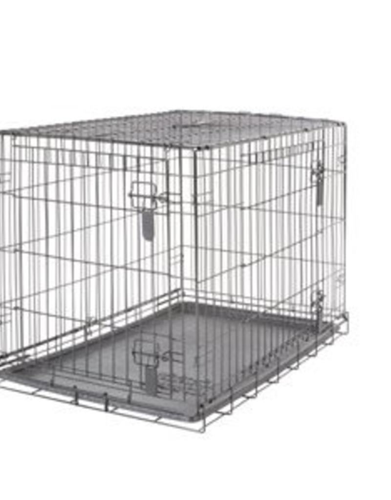 Dogit Dogit Two Door Wire Home Crates with Divider - Large - 36 x 22 x 24.5 in