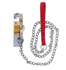 Avenue Deluxe Chrome Plated Leash - Large - 1.2 m (4 ft)