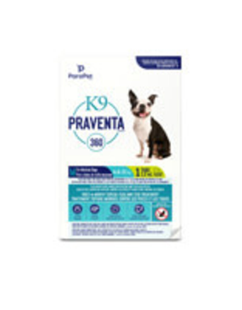 Parapet Parapet K9 Praventa 360 Flea & Tick Treatment - Medium Dogs 4.6 kg to 11 kg - 1 Tube