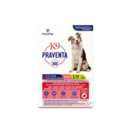 Parapet Parapet K9 Praventa 360 Flea & Tick Treatment - Large Dogs 11 kg to 25 kg - 1 Tube
