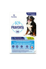 Parapet Parapet K9 Praventa 360 Flea & Tick Treatment - Extra Large Dogs over 25 kg - 1 Tube