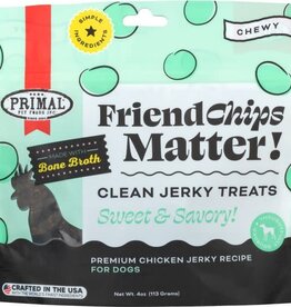 Primal Primal Friendchips Matter Chicken With Broth Dog Treats 4oz