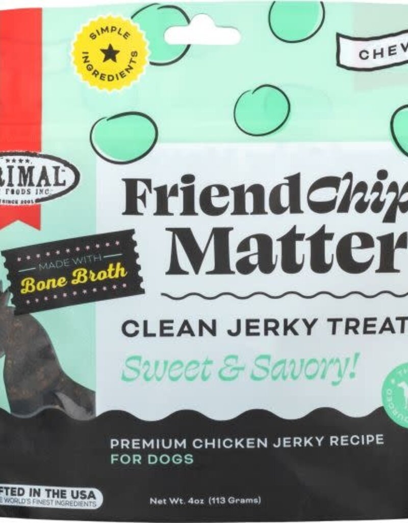 Primal Primal Friendchips Matter Chicken With Broth Dog Treats 4oz
