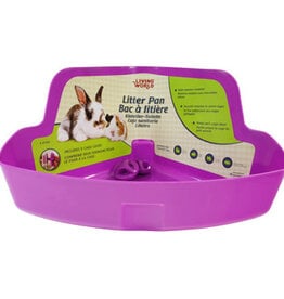 Living World Small Animal Litter Box - Purple