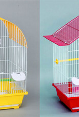 Burgham Beaks! Parakeet/Canary Cage Set 14"x11"x18"