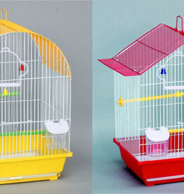 Burgham Beaks! Parakeet/Canary Cage Set 14"x11"x18"