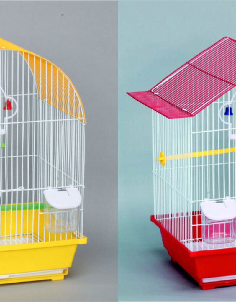 Burgham Beaks! Parakeet/Canary Cage Set 14"x11"x18"