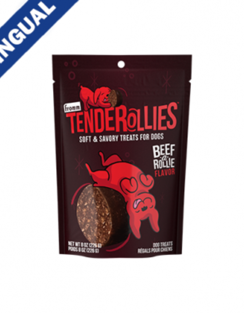 Fromm Fromm Tenderollies Beef-a-Rollie Flavor Dog Treats 8oz