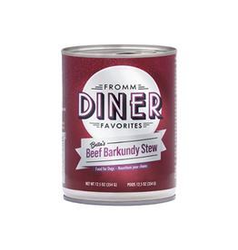 Fromm Diner Favorites Bella's Beef Barkundy Stew Wet Dog Food 12.5oz