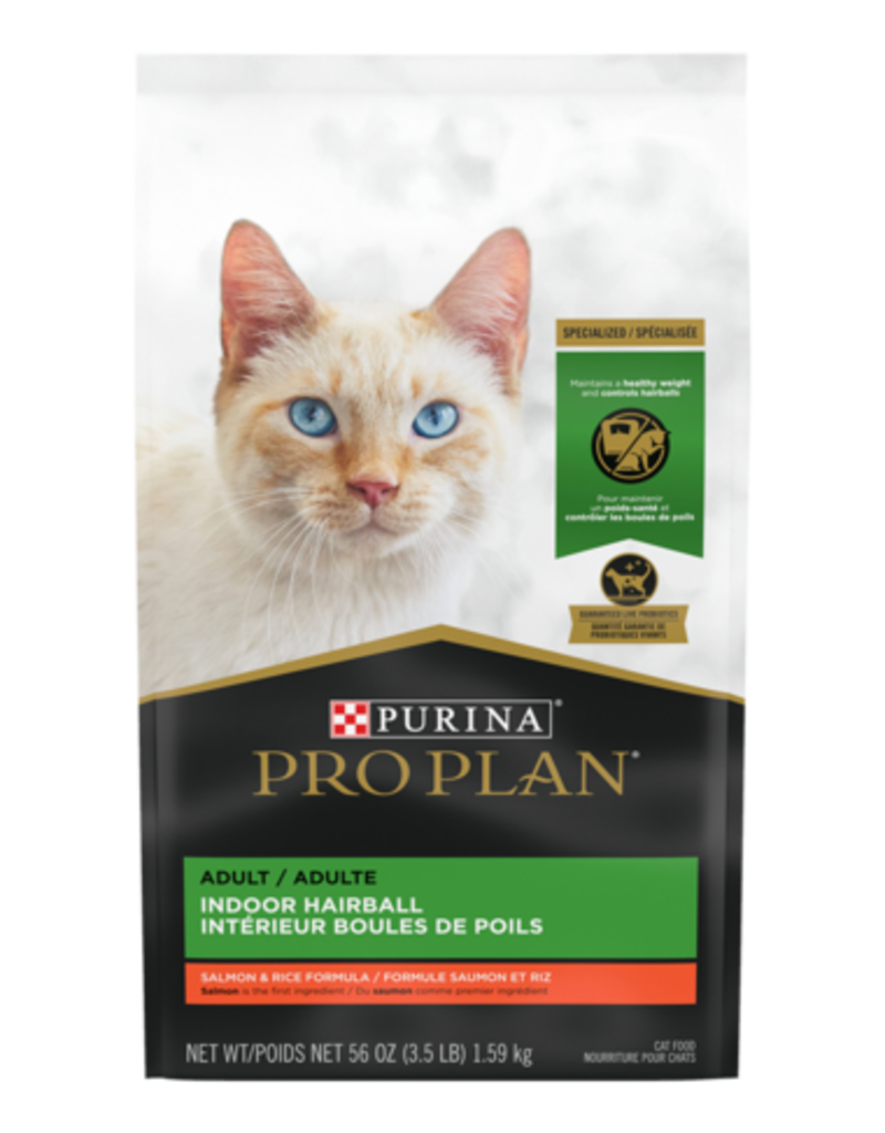 Purina Pro Plan Purina Pro Plan Cat Indoor Hairball Salmon & Rice 3.18kg
