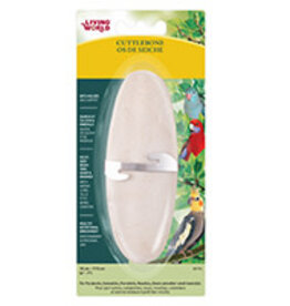 Living World Cuttlebone with Holder - Large - 15 - 18 cm (6in - 7in)