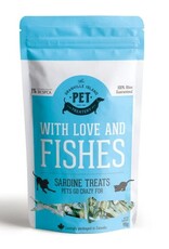 Granville Island Pet Treatery Granville Dried Sardines With Love And Fishes Dog Treats 90g