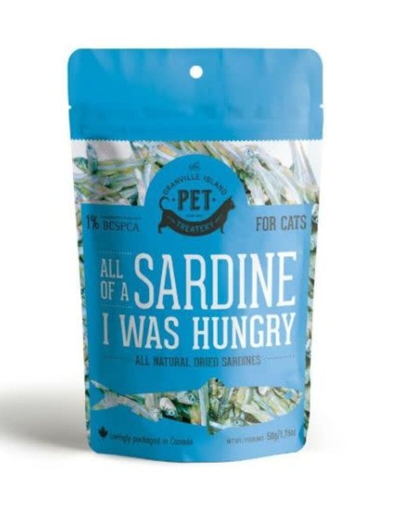 Granville Island Pet Treatery Granville Dried Sardines With Love and Fishes Cat Treats 50g
