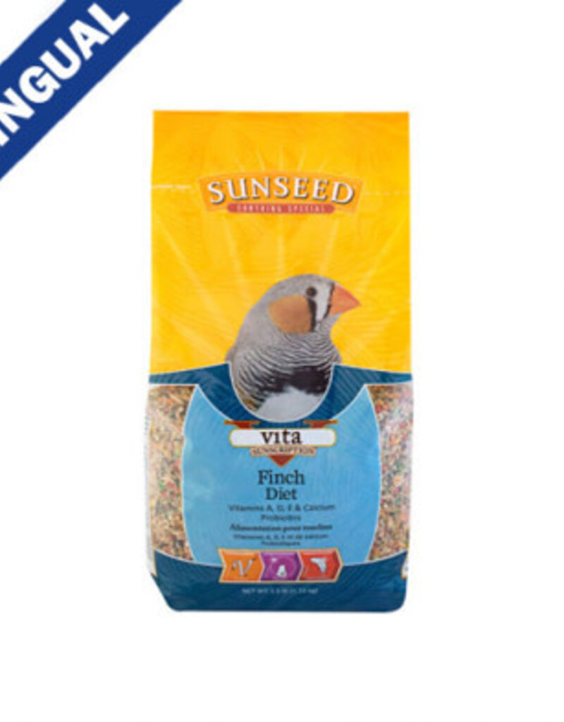 Sunseed Sunseed Vita Sunscription Finch Diet Bird Food 2.5 LB
