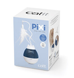 Catit Catit PIXI Spinner Electronic Cat Toy - White & Blue