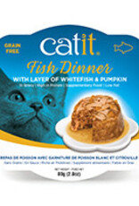 Catit Catit Fish Dinner with Whitefish & Pumpkin - 80 g (2.8 oz)