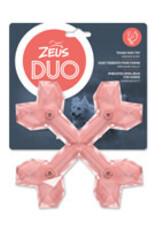 Zeus Duo Cross Bones - Chicken Scent - Coral - 15 cm (6 in)