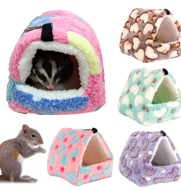 AliExpress Soft Plush Hamster Nest - Assorted Patterns & Colours - XLarge