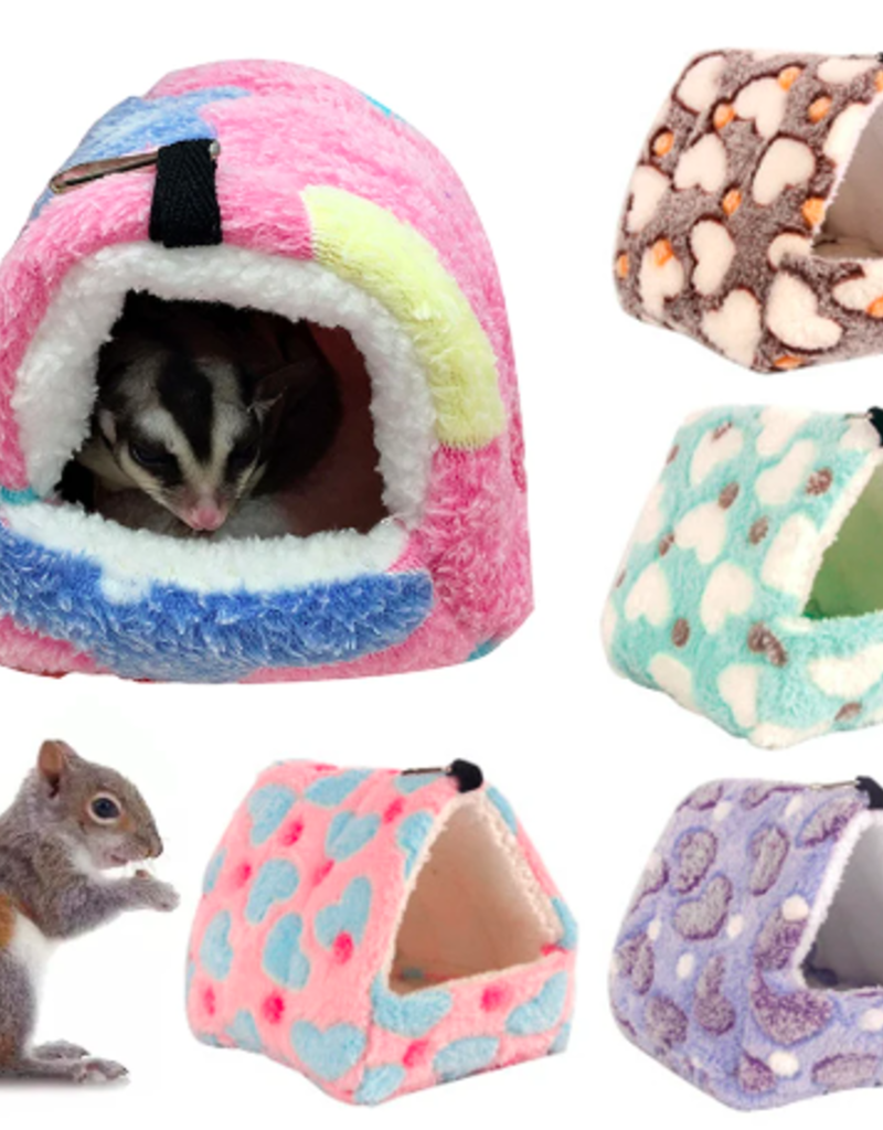 AliExpress Soft Plush Hamster Nest - Assorted Patterns & Colours - XLarge