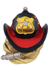 Aqua-Fit Aqua-Fit Polyresin Fire Hose/Helmet 4"x3.5"x3.25"