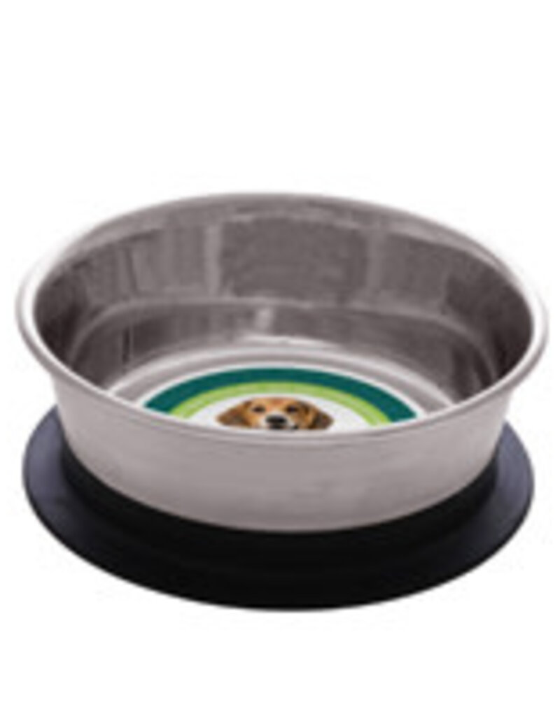 Dogit Dogit Stainless Steel Non-Skid Stay-Grip Dog Bowl - 450 ml (15.2 fl.oz.)