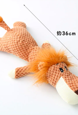 AliExpress Plush Dog Toy with Squeaker - Prone Lion 36cm