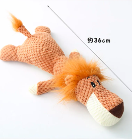 AliExpress Plush Dog Toy with Squeaker - Prone Lion 36cm