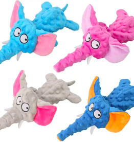 AliExpress Plush Dog Toy with Squeaker - Elephant - Assorted Colors