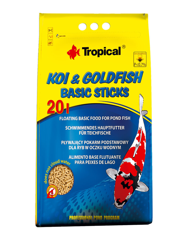 Tropical Tropical Koi & Goldfish Basic Sticks - 1.6 kg