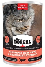Boreal West Coast Chicken & Beef Pate Canned Cat Food 400g
