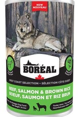 Boreal West Coast Beef, Salmon & Brown Rice Canned Dog Food 690g