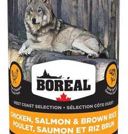 Boreal West Coast Chicken, Salmon & Brown Rice Canned Dog Food 690g