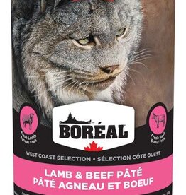 Boreal West Coast Lamb & Beef Pate Canned Cat Food 400g