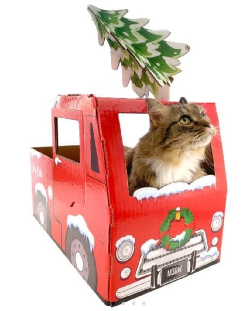 Companion Gear Companion Gear Red Truck Scratcher House Cat 1pc