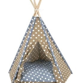 Bud-Z Polka Dot Tent Dog Bed 26x25in - 1pc