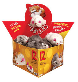 Catit Catit Nibblers Fur Mice Cat Toy - Large Mice 1pc.