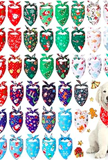 Temu Christmas Bandana - One Size (25.6x17.7") - Assorted Patterns 1pc.