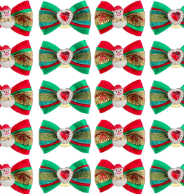 Amazon Christmas Bows - Amazon - Snowman or Heart Pattern