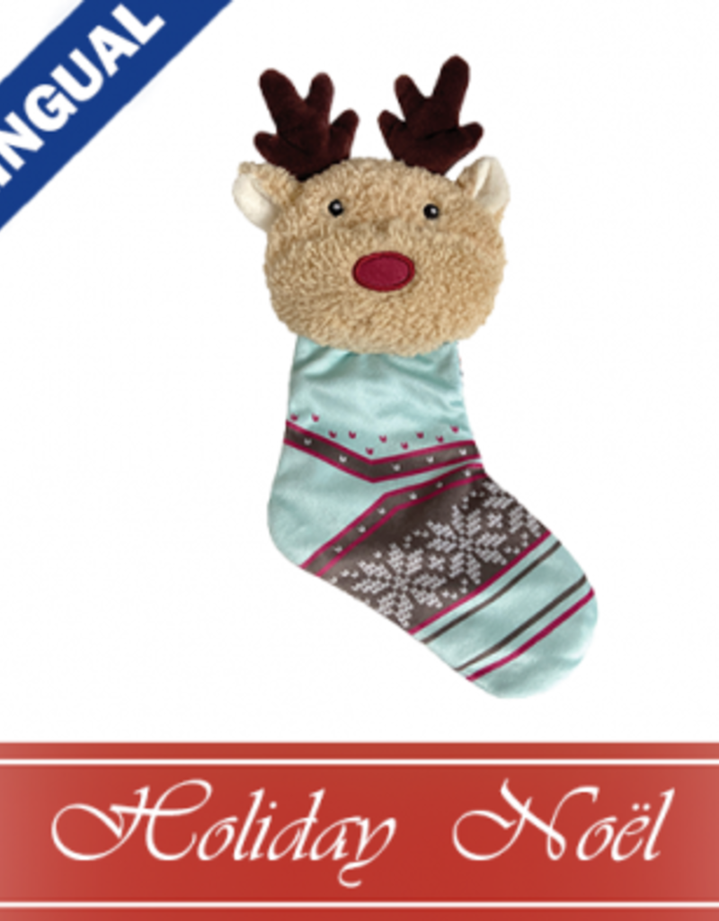 Foufou FouFou Foufit Holiday Cuddle Crinkle Stocking Reindeer