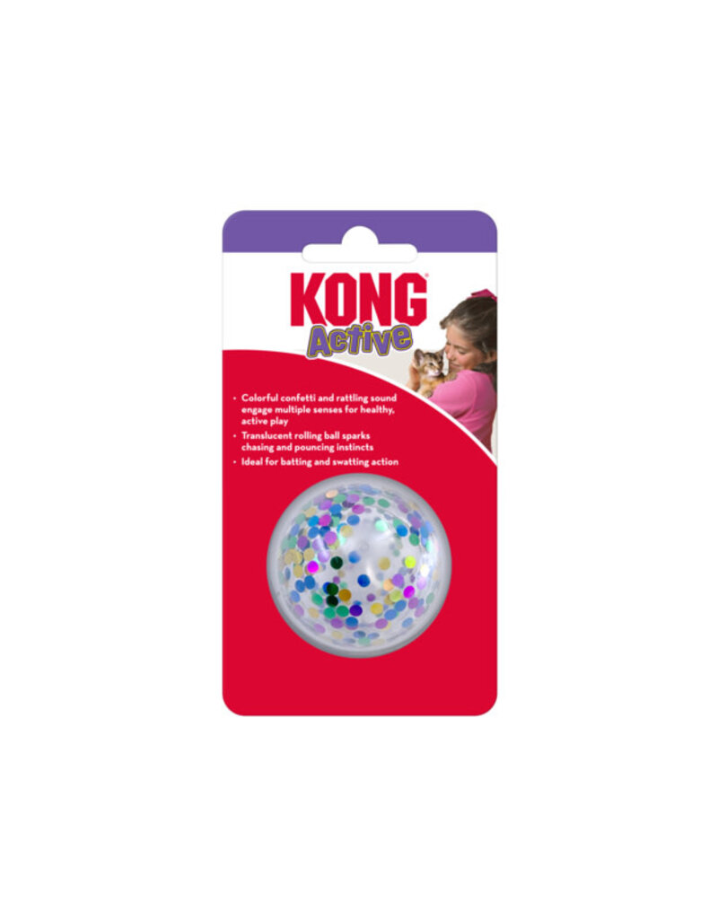 Kong Kong Cat Active Confetti Ball - One Size