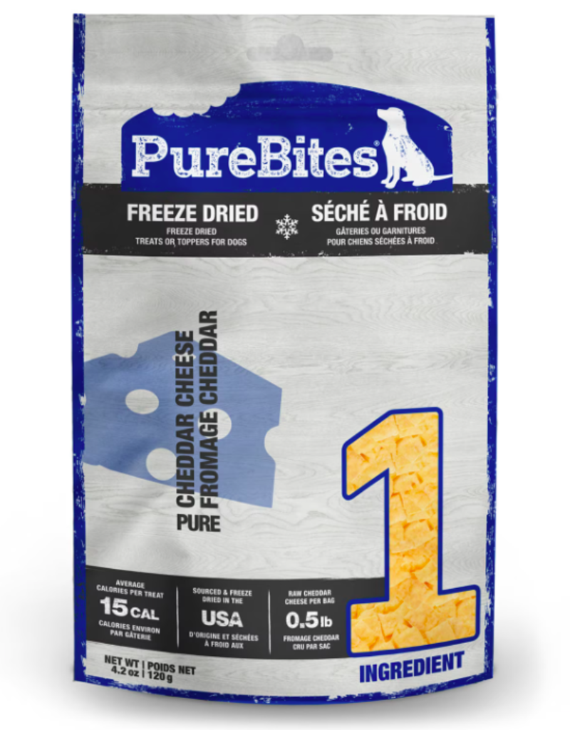 PureBites PureBites Cheddar Cheese Dog Treat 120gm