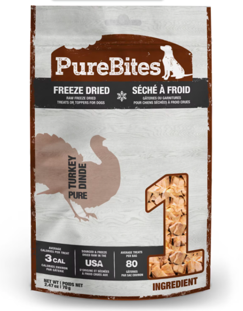 PureBites PureBites Turkey Dog Treat 70gm