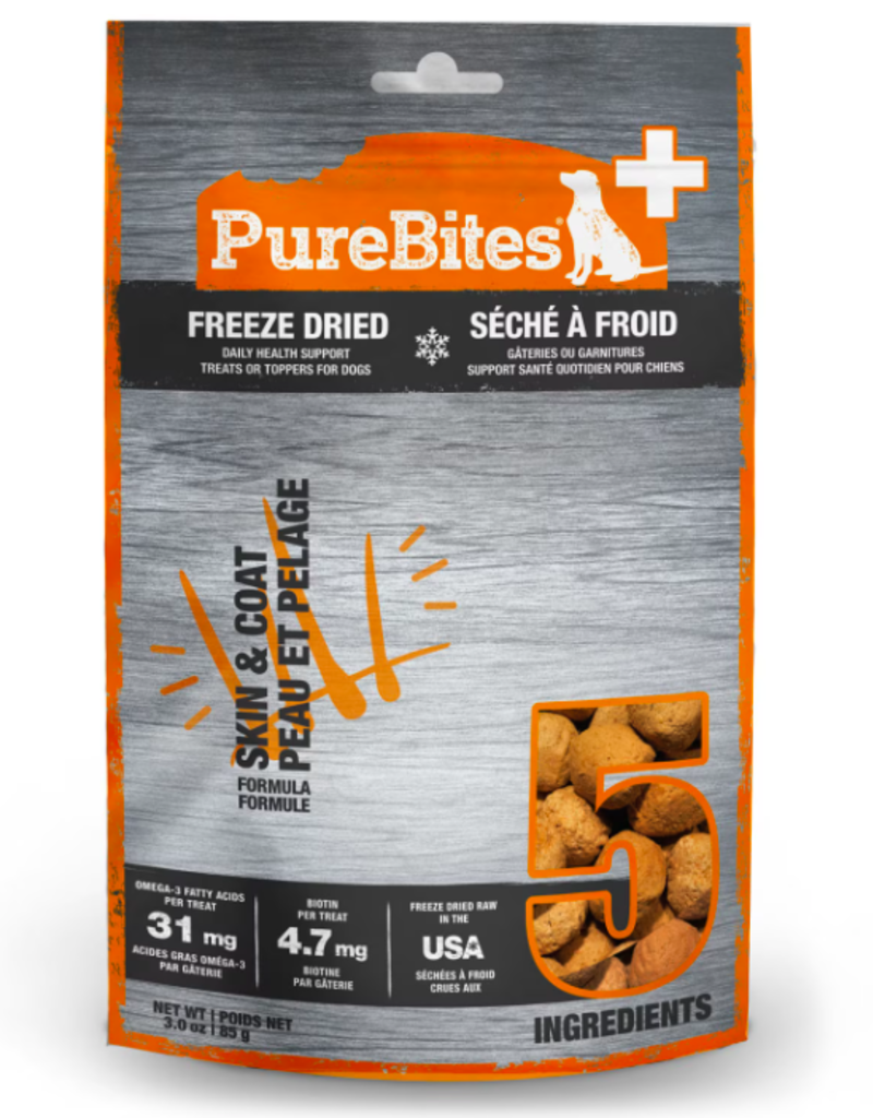 PureBites PureBites Plus Skin & Coat Dog Treat 85g