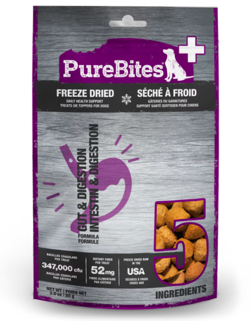 PureBites PureBites Plus Gut & Digestion Dog Treat 85g