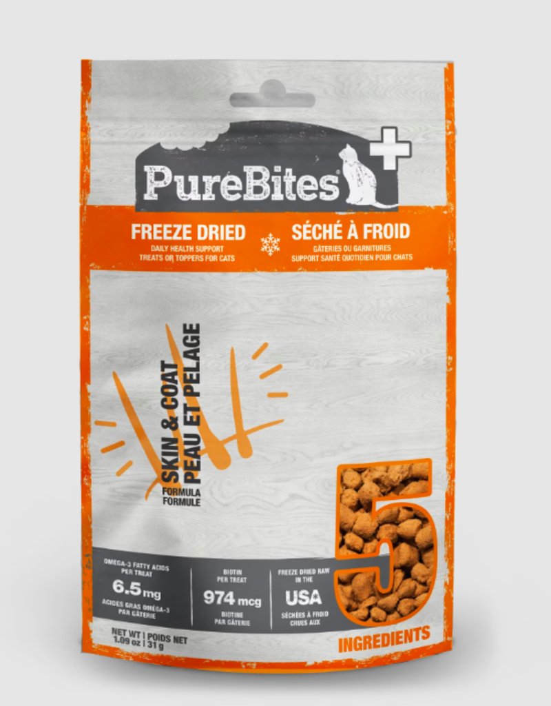 PureBites PureBites Plus Skin & Coat Cat Treats 31gm