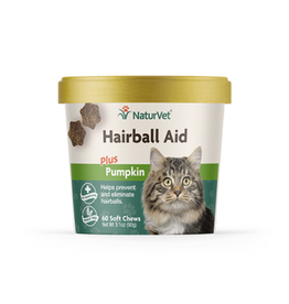 NaturVet NaturVet Hairball Aid with Pumpkin Soft Chew 60 ct